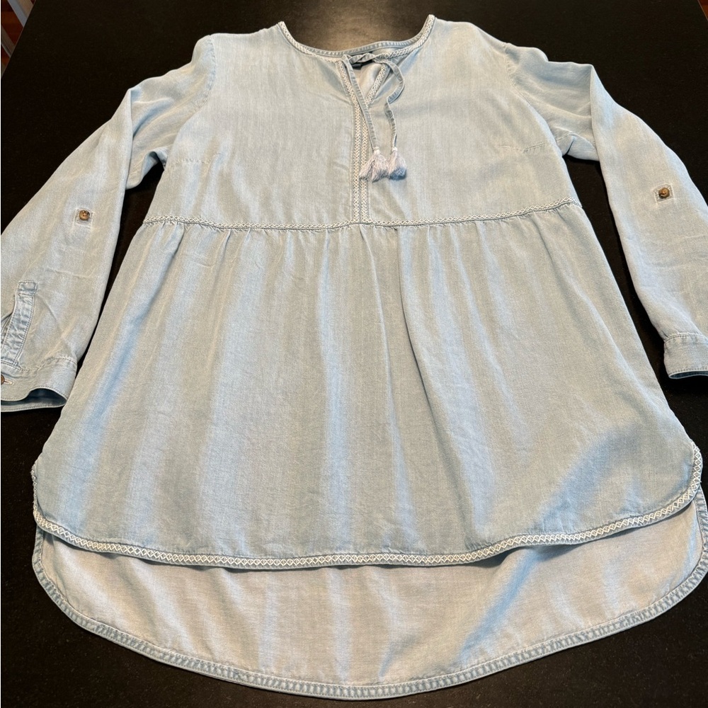 J. Jill Denim Blue Tunic, Medium